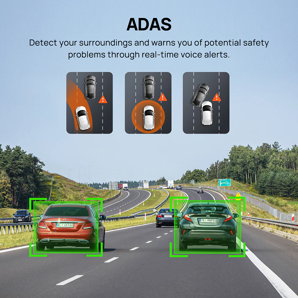 70mai Dash Cam A510 2.7K HD with Sony STARVIS 2, 4G LTE & Dual HDR Supported - Image 11