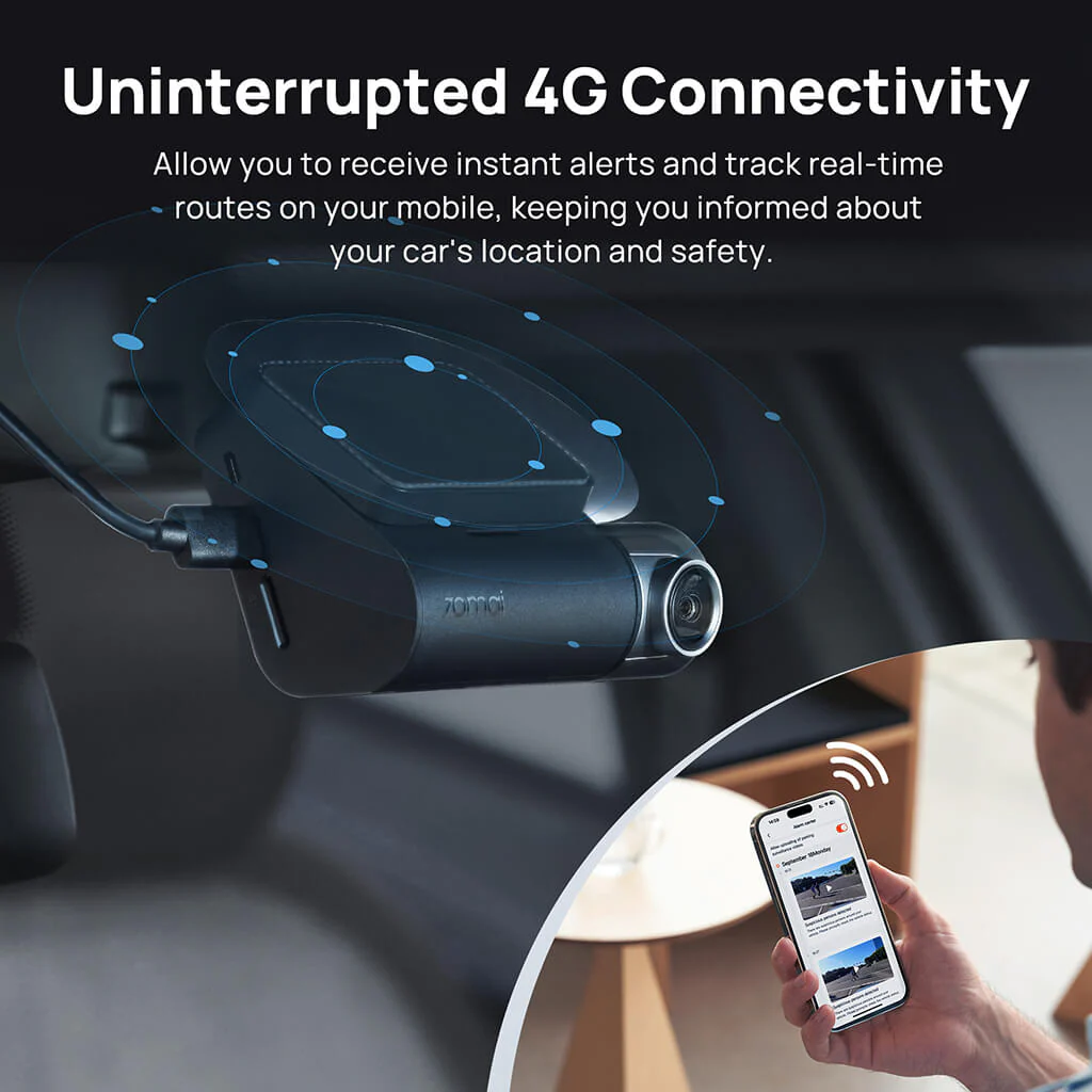 70mai Dash Cam A510 2.7K HD with Sony STARVIS 2, 4G LTE & Dual HDR Supported - Image 7