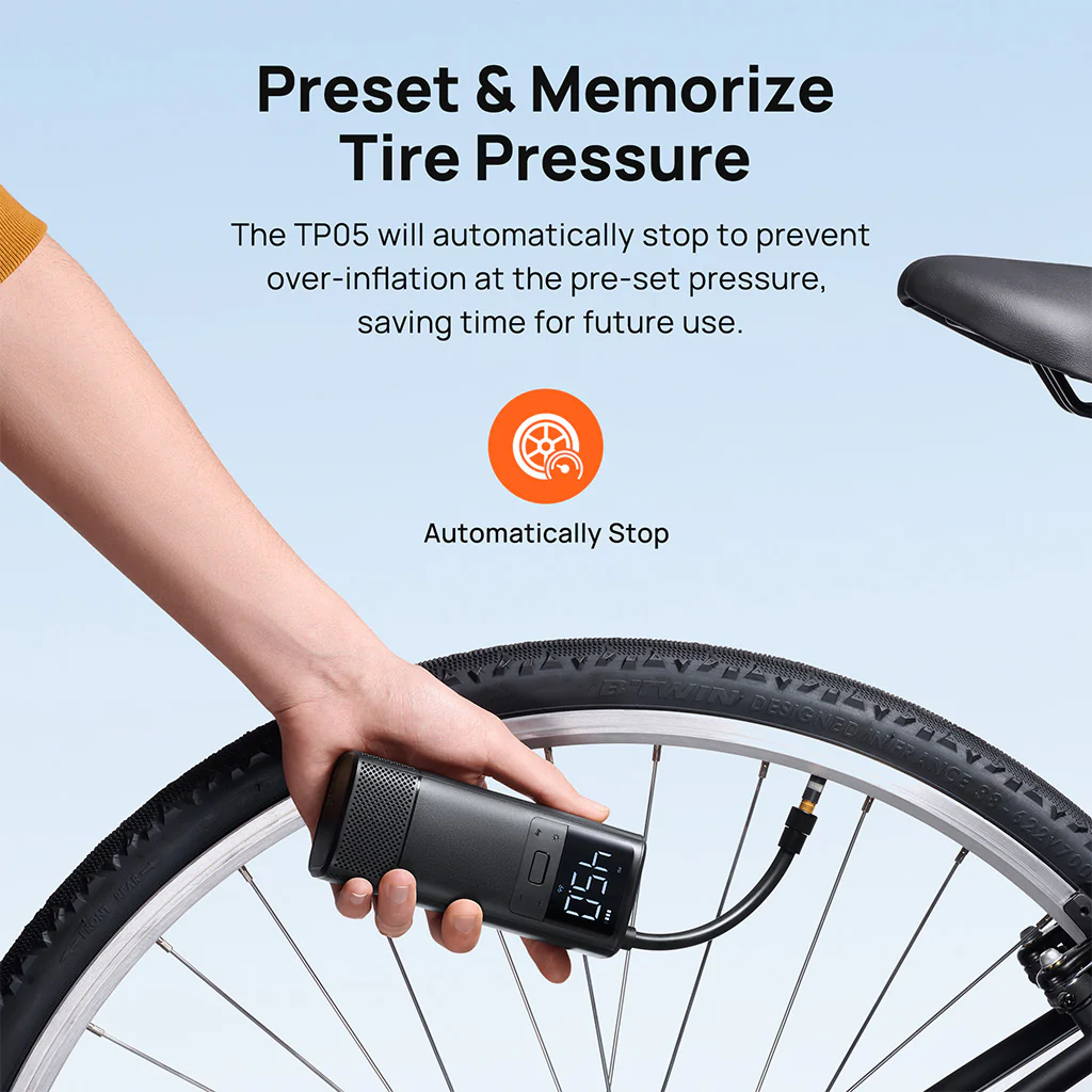 70mai Air Compressor TP05 Wireless Portable Tire Inflator 150PSI Fast Inflation - Image 7