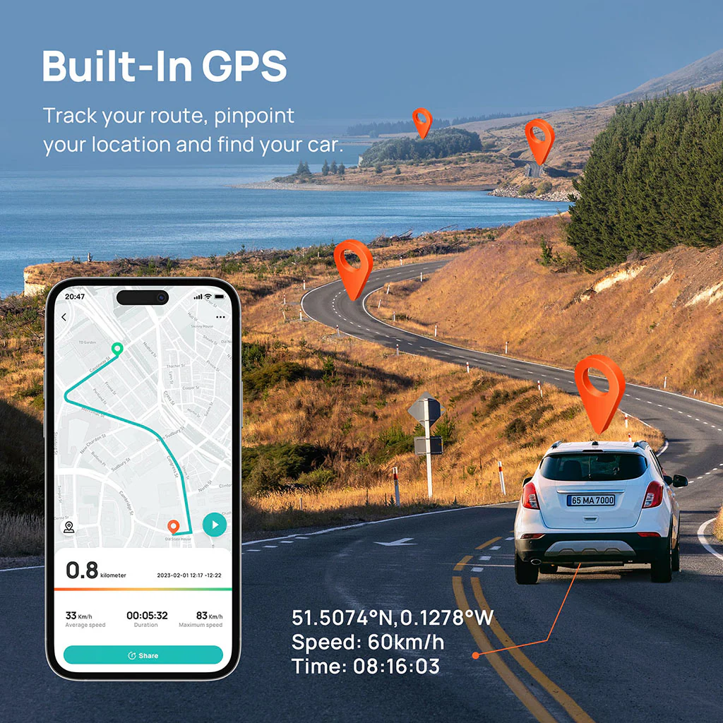 70mai Dash Cam 4K A810 with Sony STARVIS 2 IMX678, 4G LTE & Dual HDR Supported - Image 10