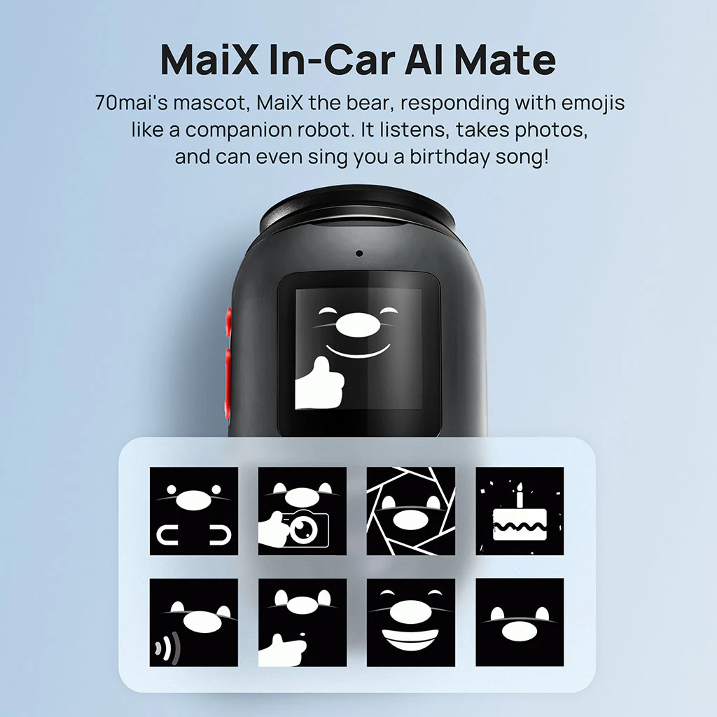 70mai Dash Cam Omni 360° Full View with Built-In eMMC, AI Detection & 4G LTE Supported - Image 12